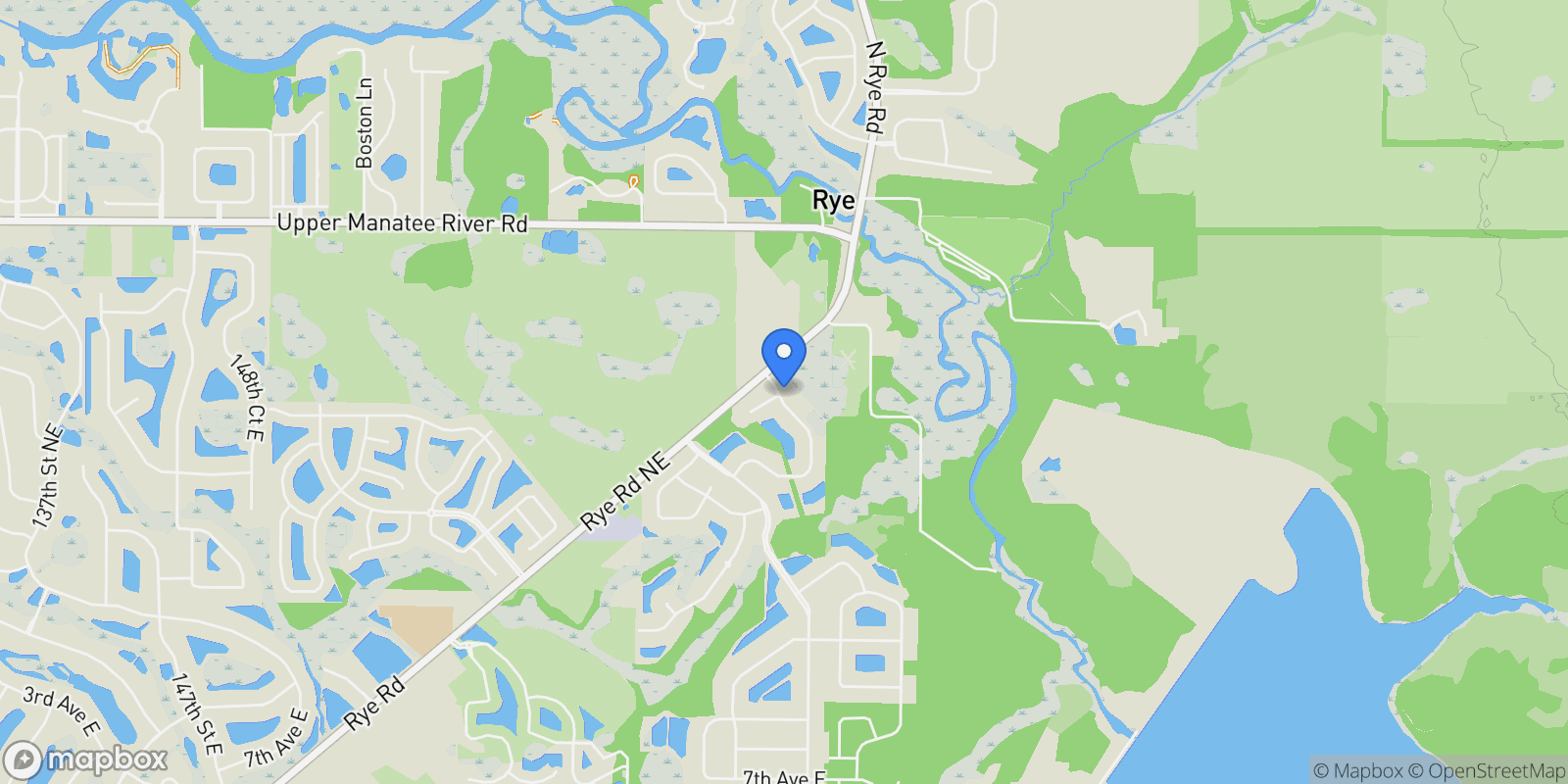 Map showing 501 169TH COURT NE, Bradenton, Florida, United States.