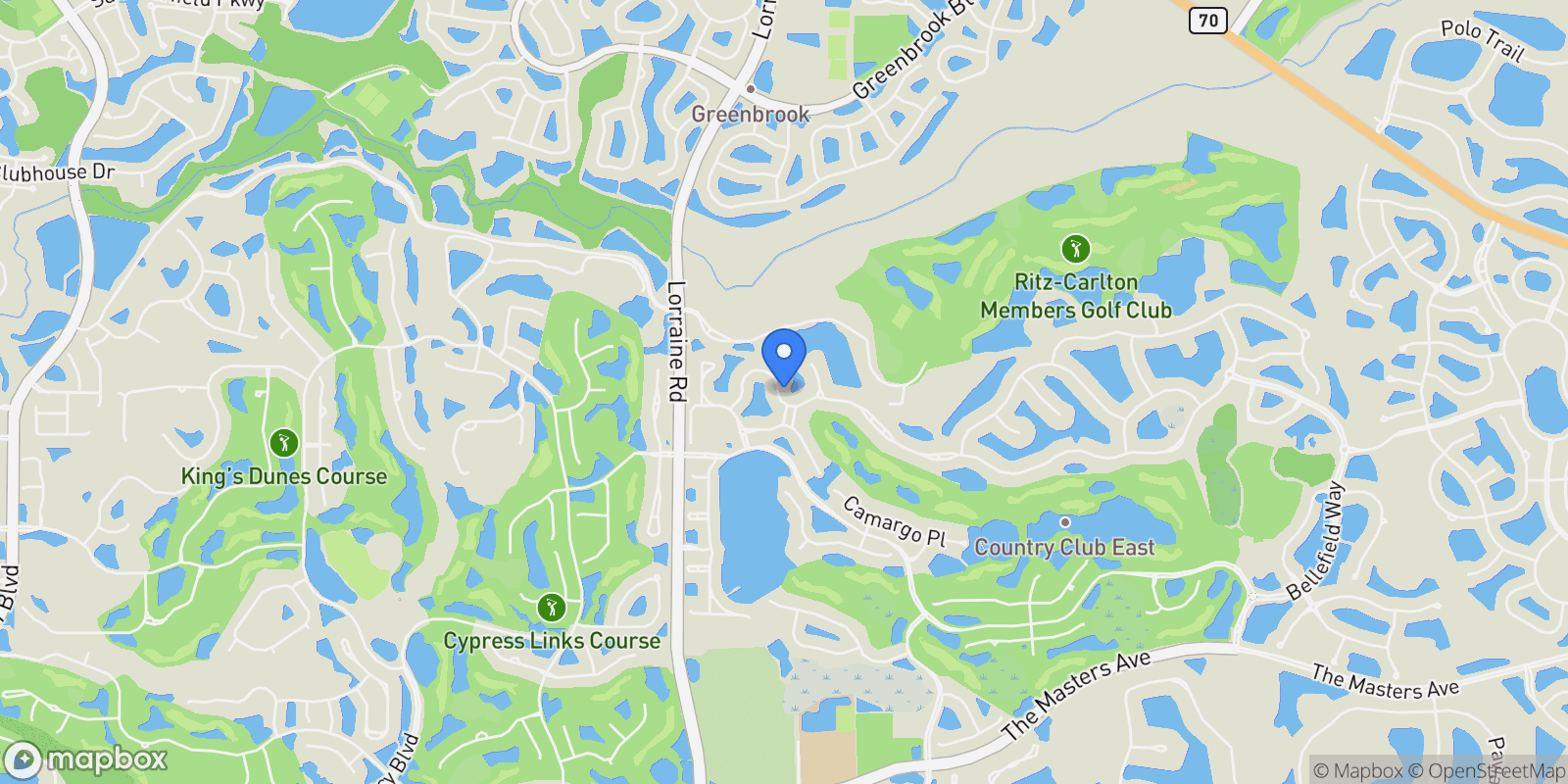 Map showing 14439 STIRLING DRIVE, Bradenton, Florida, United States.