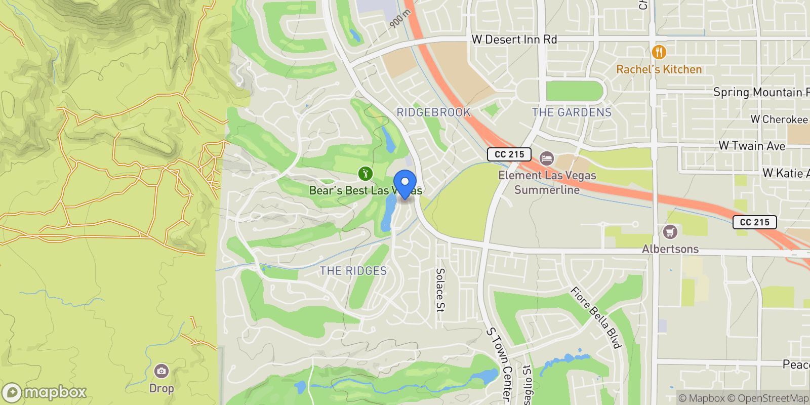 Map showing 11 Hawkeye Lane, Las Vegas, NV 89135, Las Vegas, Nevada, United States.