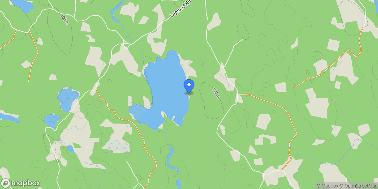 Map showing 250 Maple Leaf Lane, Lunenburg, Nova Scotia, Canada.