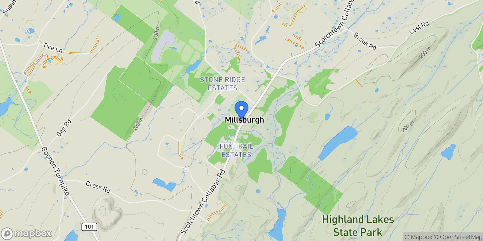 Map showing 441 Scotchtown Collabar Road, Middletown, NY 10941, Scotchtown, New York, United States.