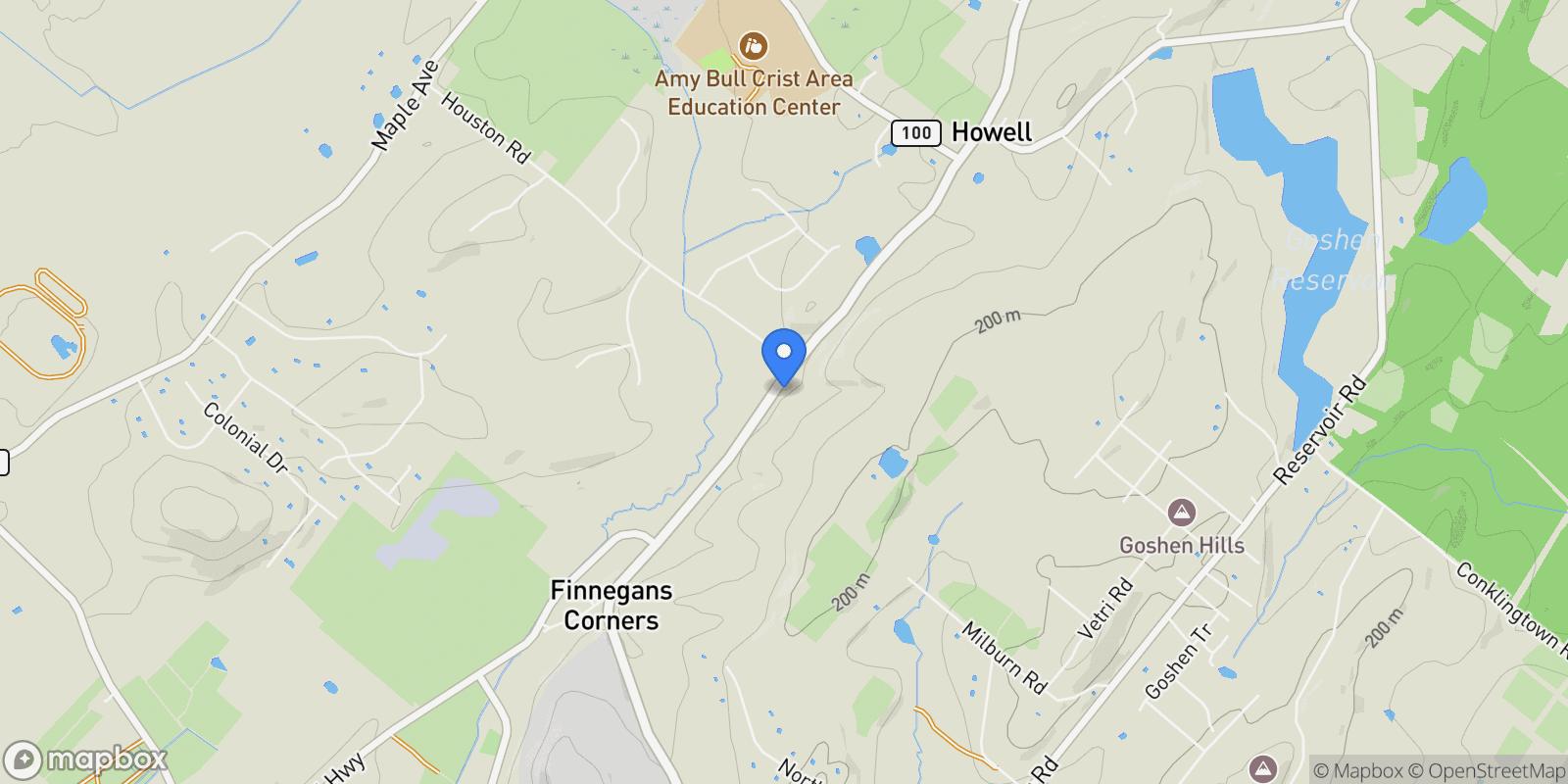 Map showing 2220 State Route 17A, Goshen, NY 10924, Goshen, New York, United States.