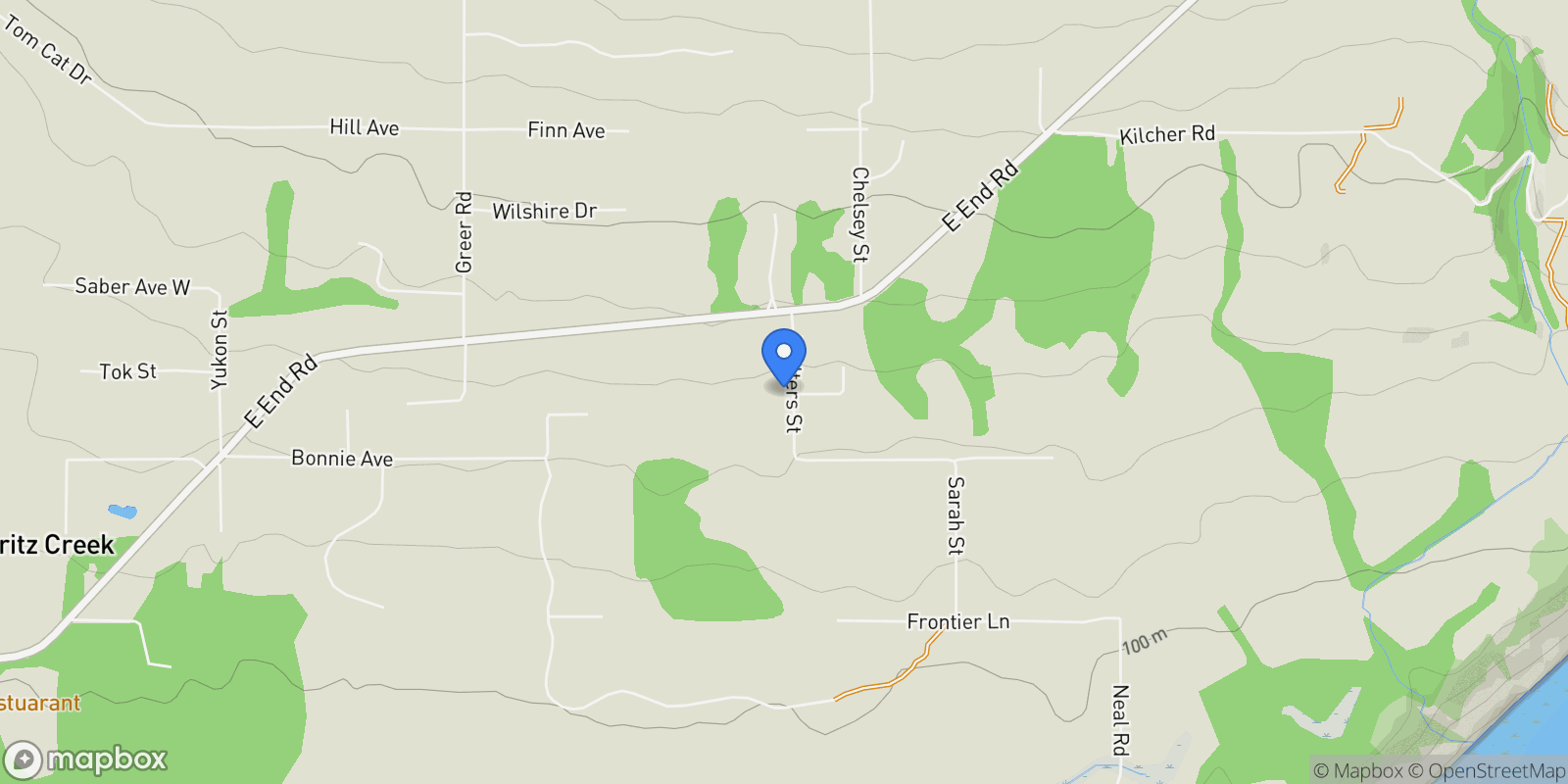 Map showing 54532 Pheasant Avenue, Homer, AK 99603, Homer, Alaska, United States.