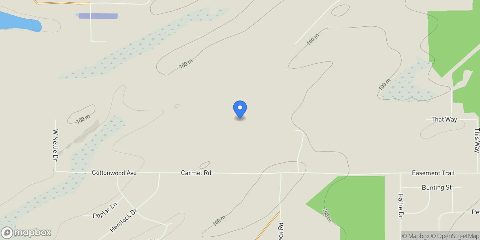 Map showing 9875 W Carmel Road, Wasilla, AK 99623, Wasilla, Alaska, United States.