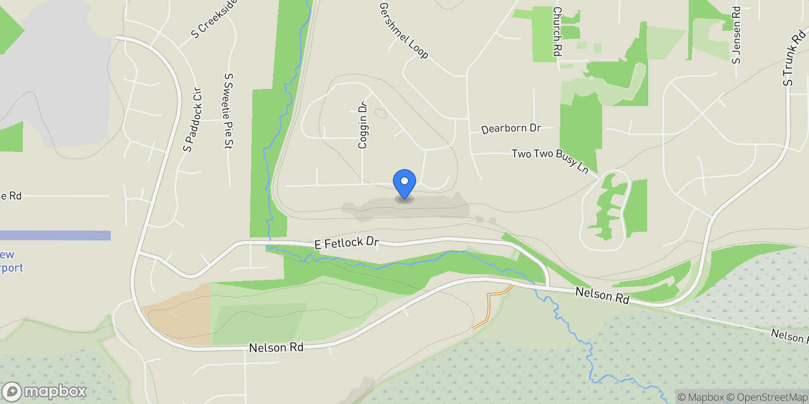 Map showing 5794 E Morning Mist Drive, Palmer, AK 99645, Palmer, Alaska, United States.