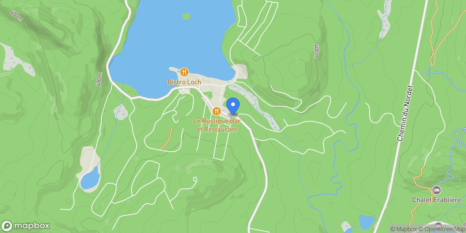 Map showing 25 Ch. des Cerisiers, Lac-Supérieur, QC J0T1J0, Lac-Supérieur, Quebec, Canada.