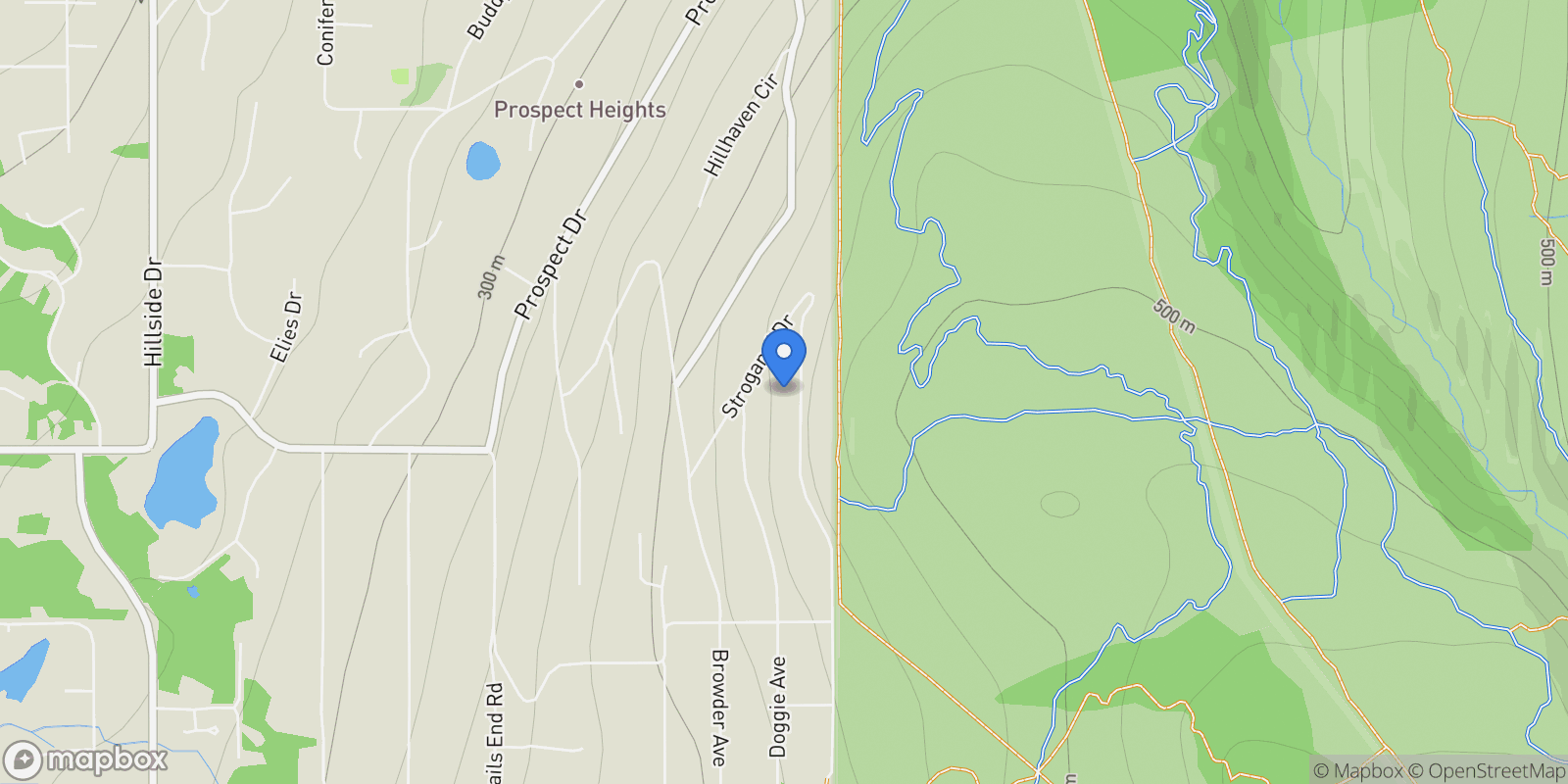 Map showing 10640 Stroganof Drive, Anchorage, AK 99507, Anchorage, Alaska, United States.