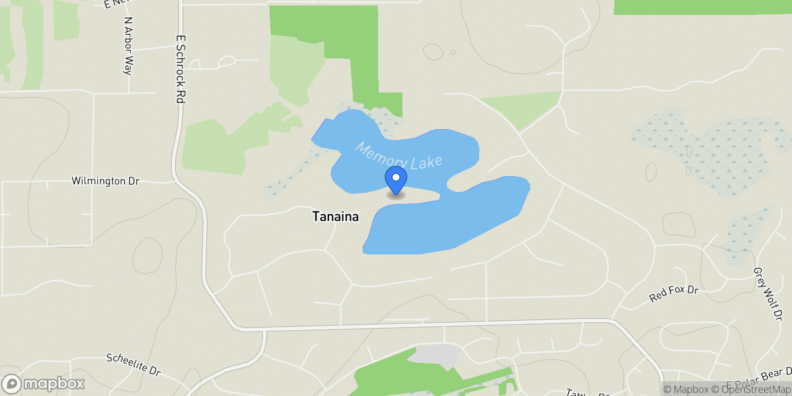Map showing 1000 Loch Ness Court, Wasilla, AK 99654, Wasilla, Alaska, United States.