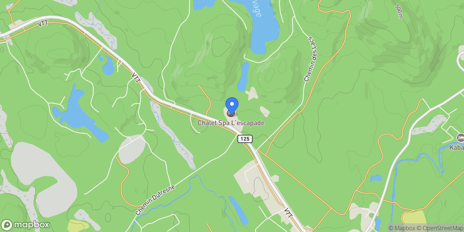 Map showing 2208 Route 125, Notre-Dame-de-la-Merci, QC J0R1B0, Notre-Dame-de-la-Merci, Quebec, Canada.