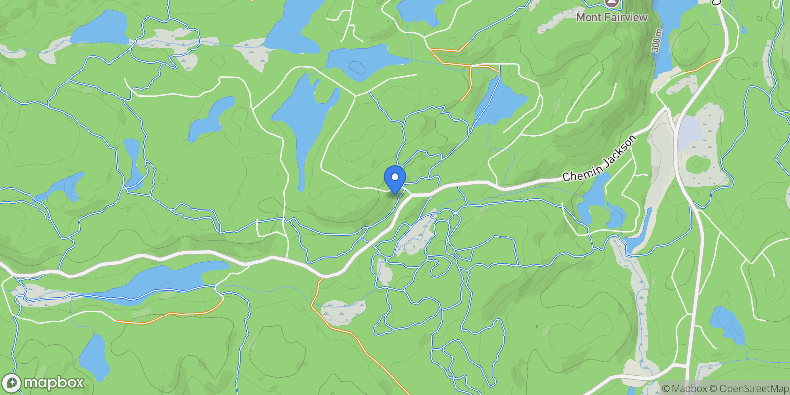Map showing 54 Mtée Hurtubise, Morin-Heights, QC J0R1H0, Morin-Heights, Quebec, Canada.