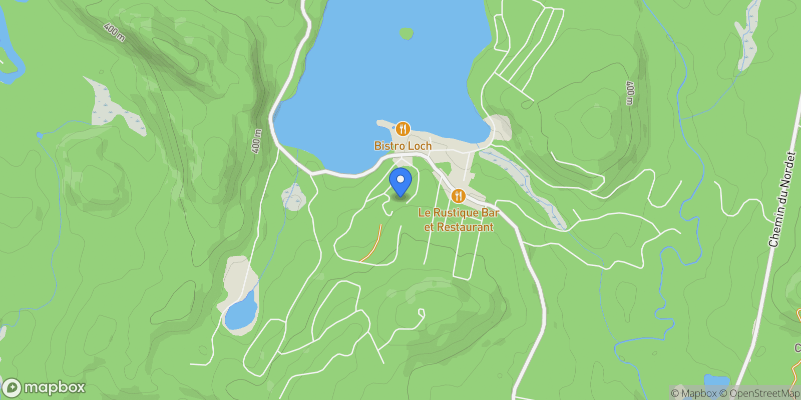 Map showing 93 Ch. de la Trinité, Apt. 13, Lac-Supérieur, QC J0T1P0, Lac-Supérieur, Quebec, Canada.