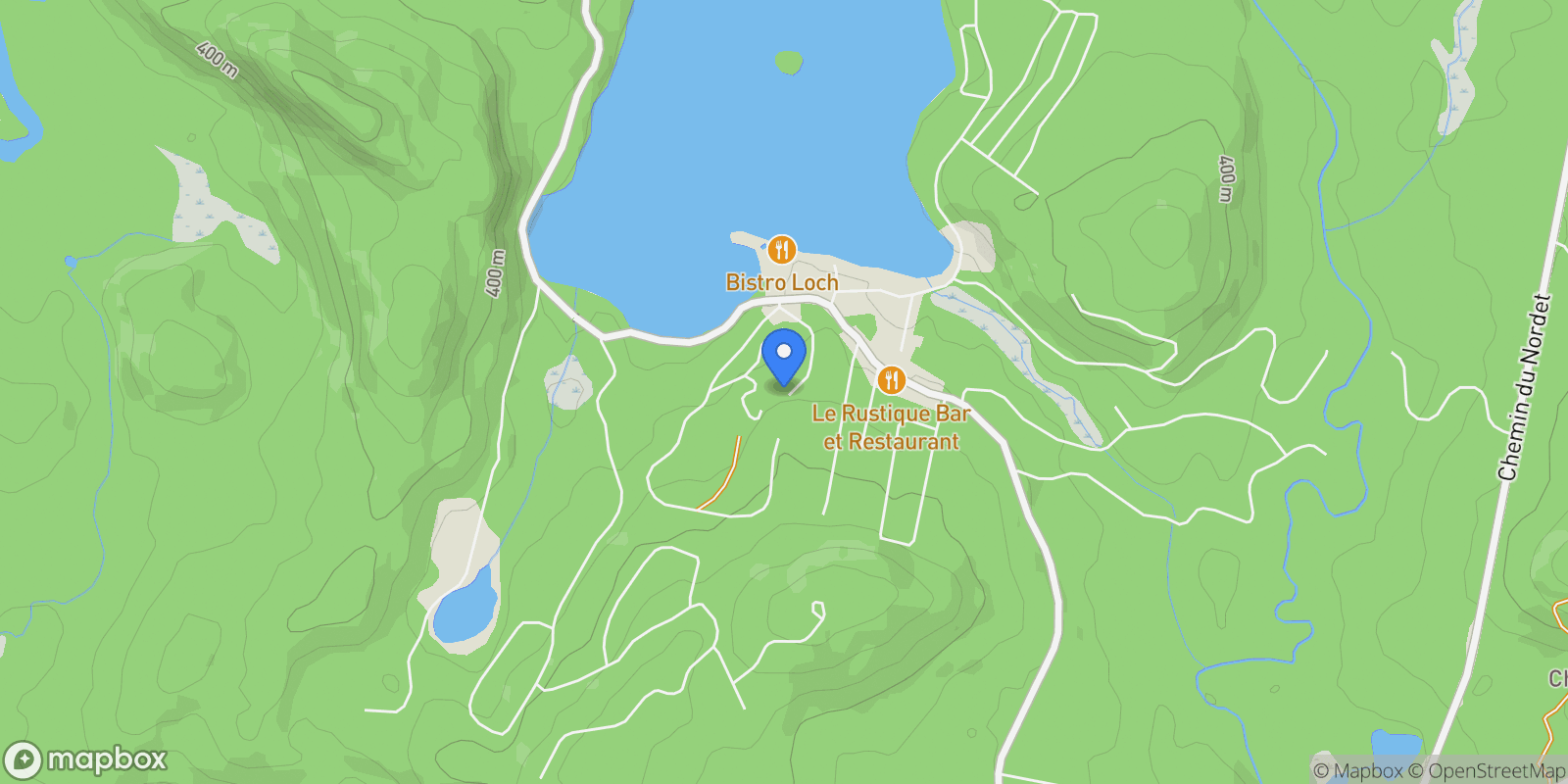 Map showing 93Z Ch. de la Trinité, Apt. 13, Lac-Supérieur, QC J0T1P0, Lac-Supérieur, Quebec, Canada.