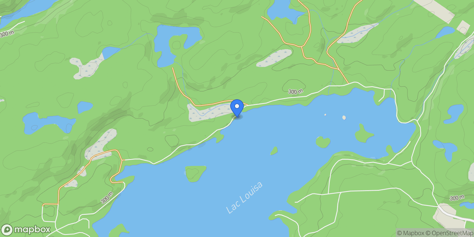 Map showing 301 Ch. Louisa, Wentworth, QC J8H0C5, Wentworth, Quebec, Canada.