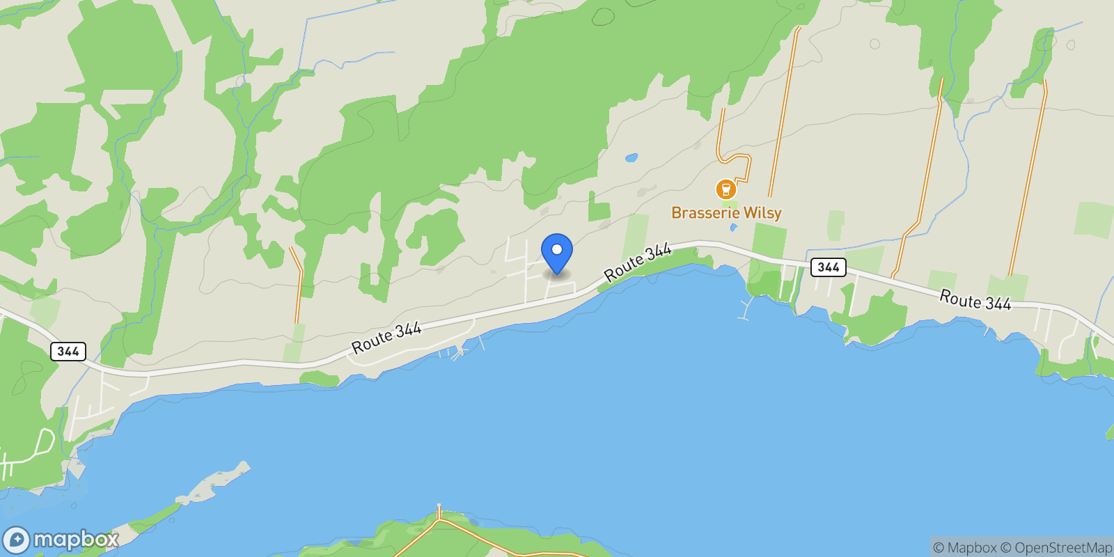 Map showing 6040 Rue Robert, Saint-Placide, QC J0V2B0, Saint-Placide, Quebec, Canada.