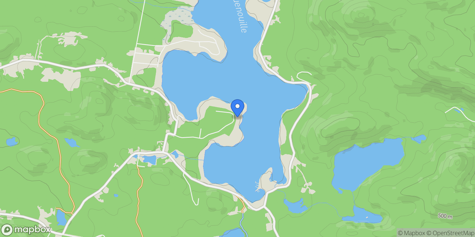 Map showing 152 Ch. des Alouettes, Lac-Supérieur, QC J0T1J0, Lac-Supérieur, Quebec, Canada.