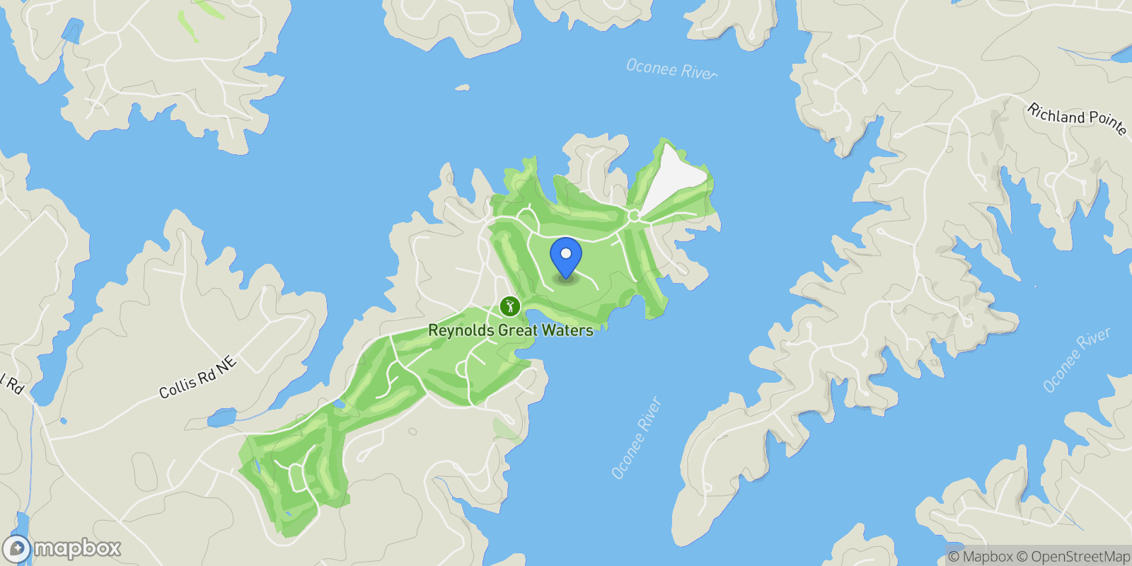 Map showing Eatonton, Georgia, United States.
