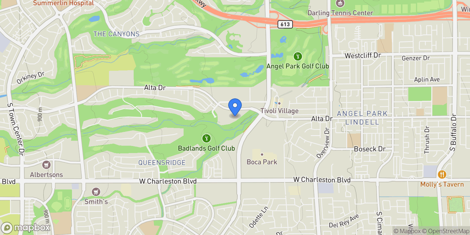 Map showing 9103 Alta Drive 207, Las Vegas, Nevada, United States.