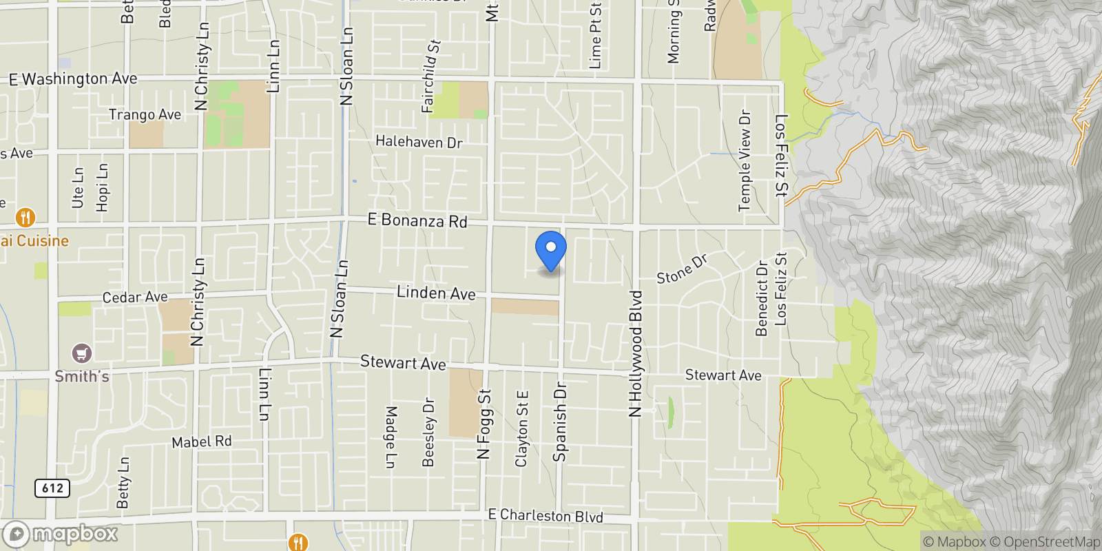 Map showing 6465 Sugar Knoll Court, Las Vegas, Nevada, United States.