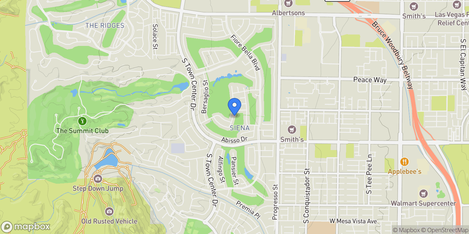 Map showing 4754 Riva De Romanza Street, Las Vegas, Nevada, United States.