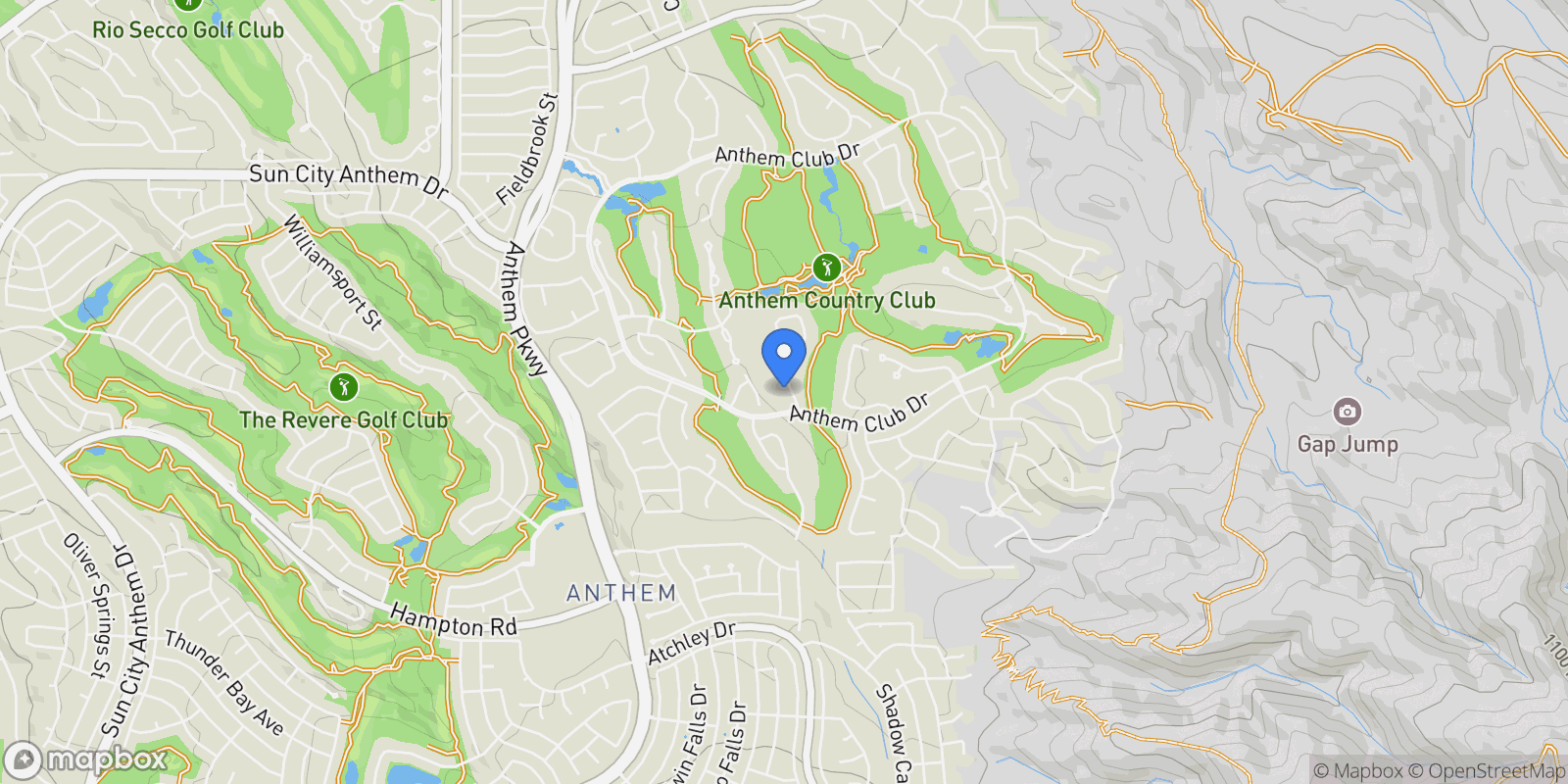 Map showing 5 Ayden Drive, Henderson, Nevada, United States.