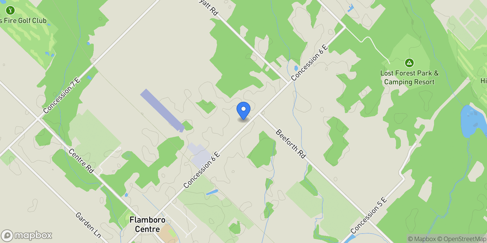 Map showing 437 Concession Rd 6 E, Hamilton, ON L8B 1M5, Canada, Hamilton, Ontario, Canada.