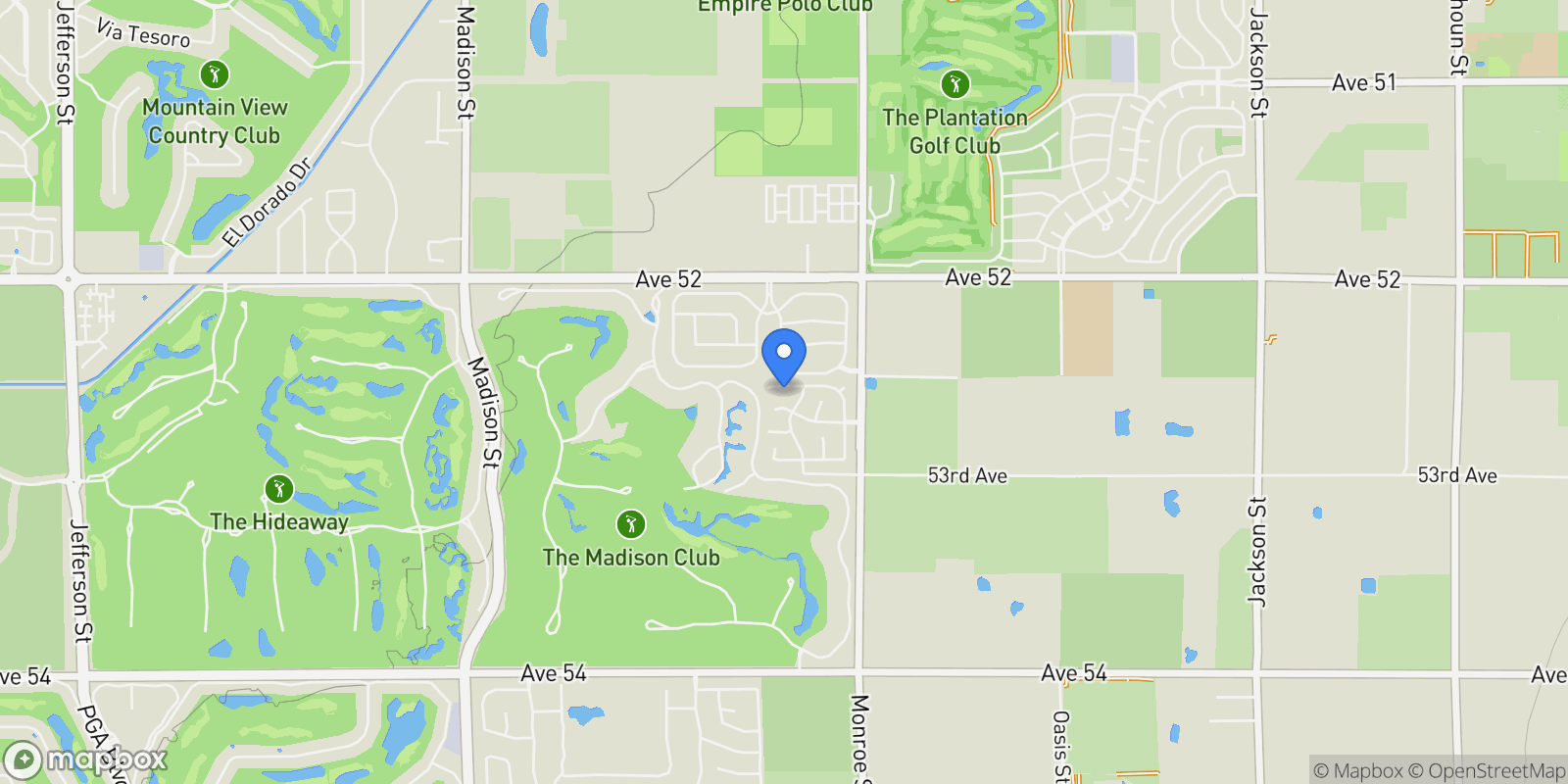 Map showing 81805 Contento Street , La Quinta, CA 92253, La Quinta, California, United States.