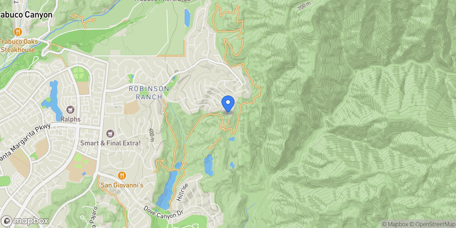 Map showing 32928 Brookseed Drive , Trabuco Canyon, CA 92679, Trabuco Canyon, California, United States.