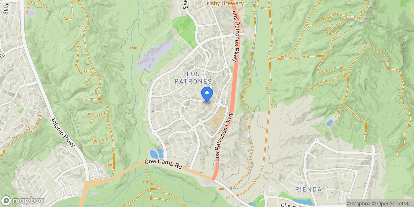 Map showing 7 Paladino Court, Rancho Mission Viejo, California, United States.