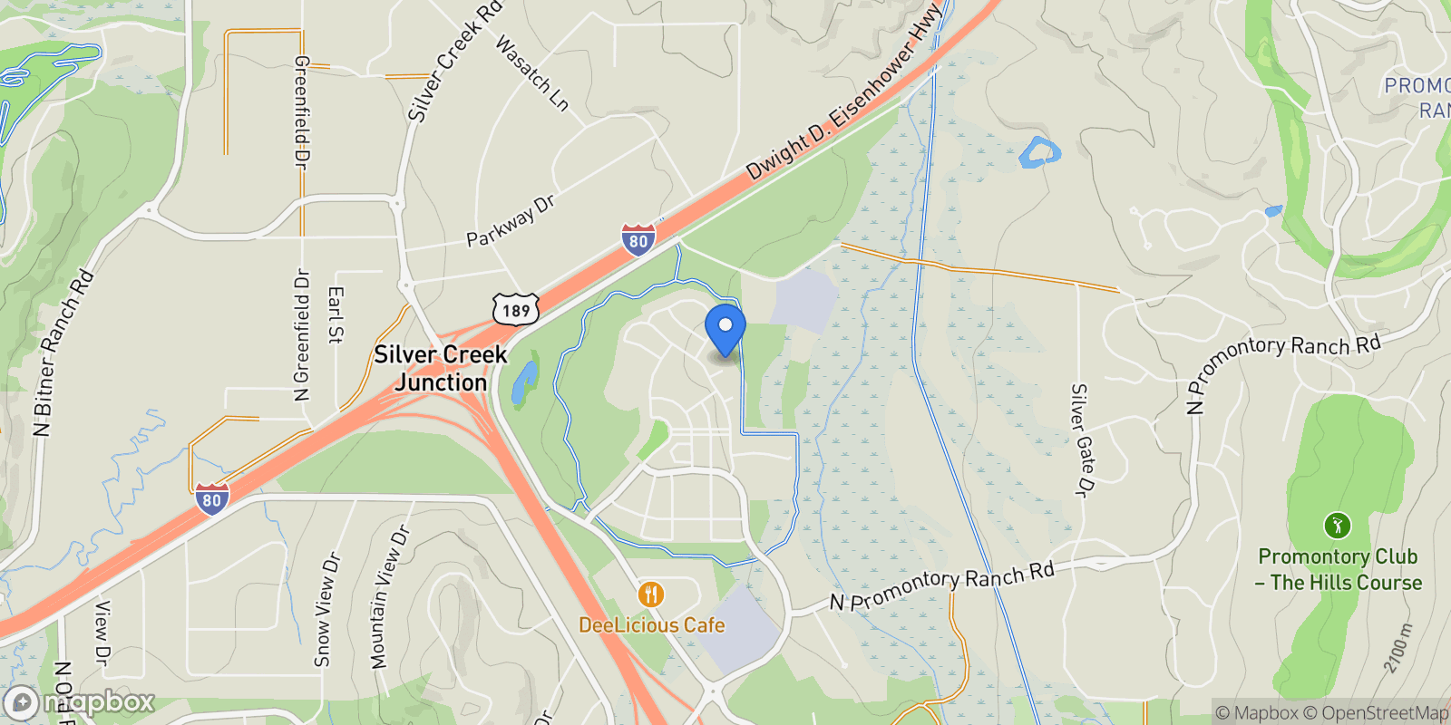 Map showing 1383 Snowberry Circle, Park City, UT 84098, Park City, Utah, United States.