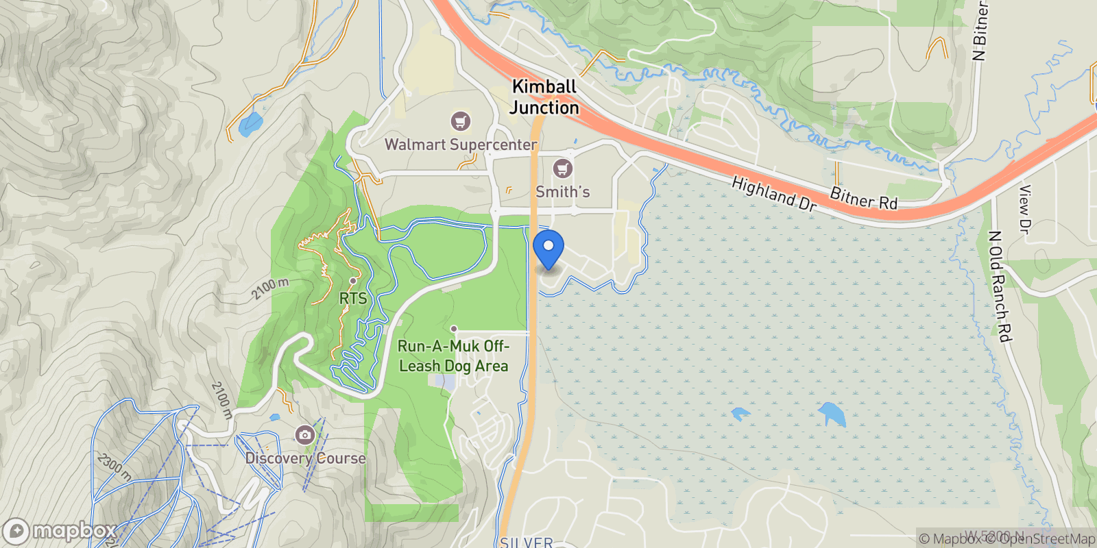 Map showing 6042 N Fox Point Circle, Unit C1, Park City, UT 84098, Park City, Utah, United States.