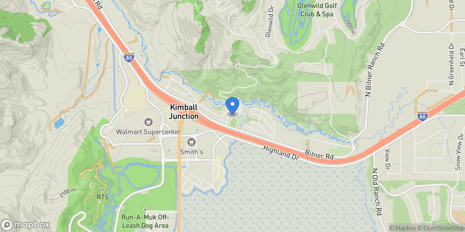 Map showing 6870 Beach Road, Park City, UT 84098, Park City, Utah, United States.