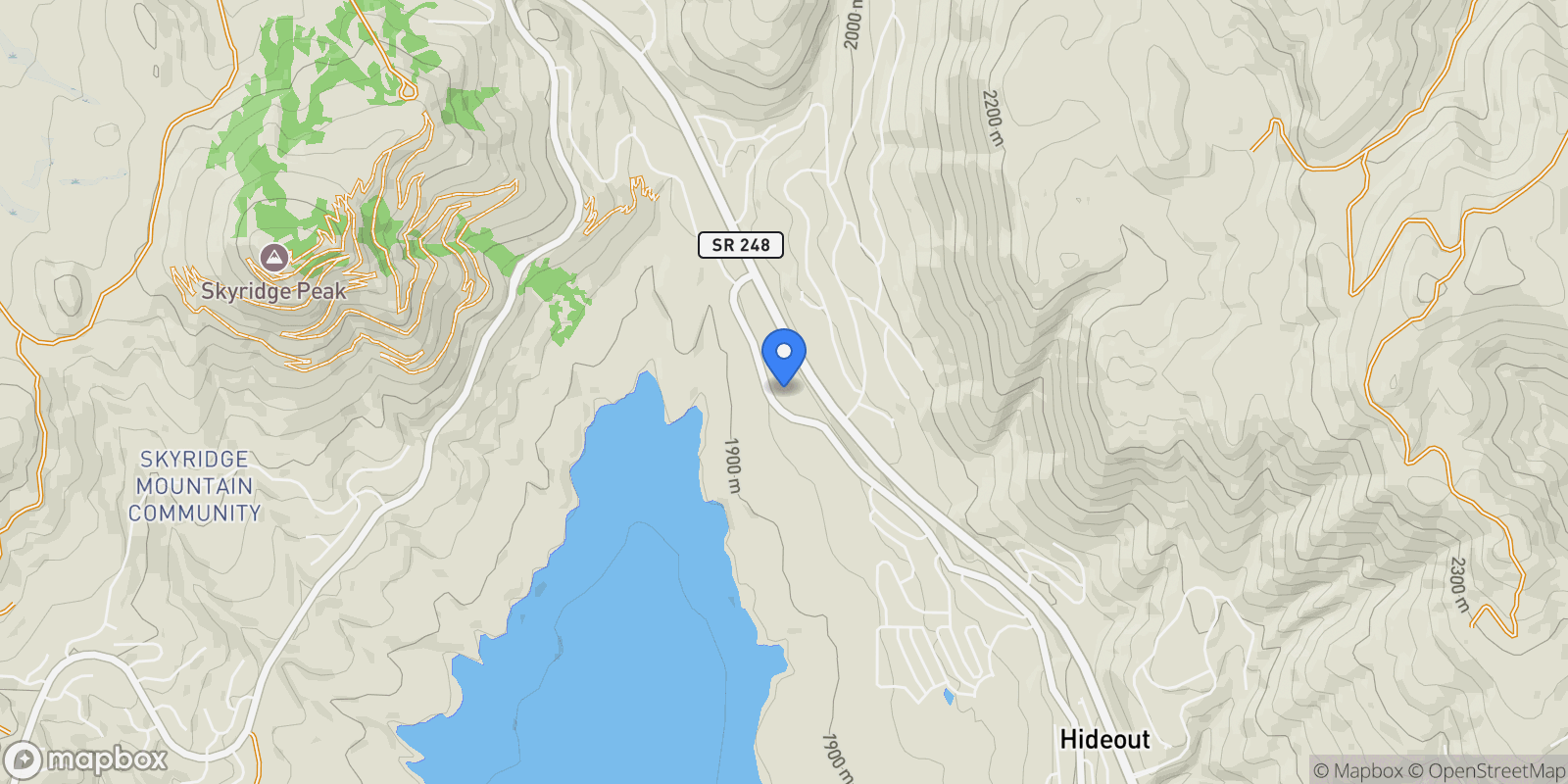 Map showing 415 W Ascent Drive, Lot 272 , Hideout, UT 84036, Hideout, Utah, United States.