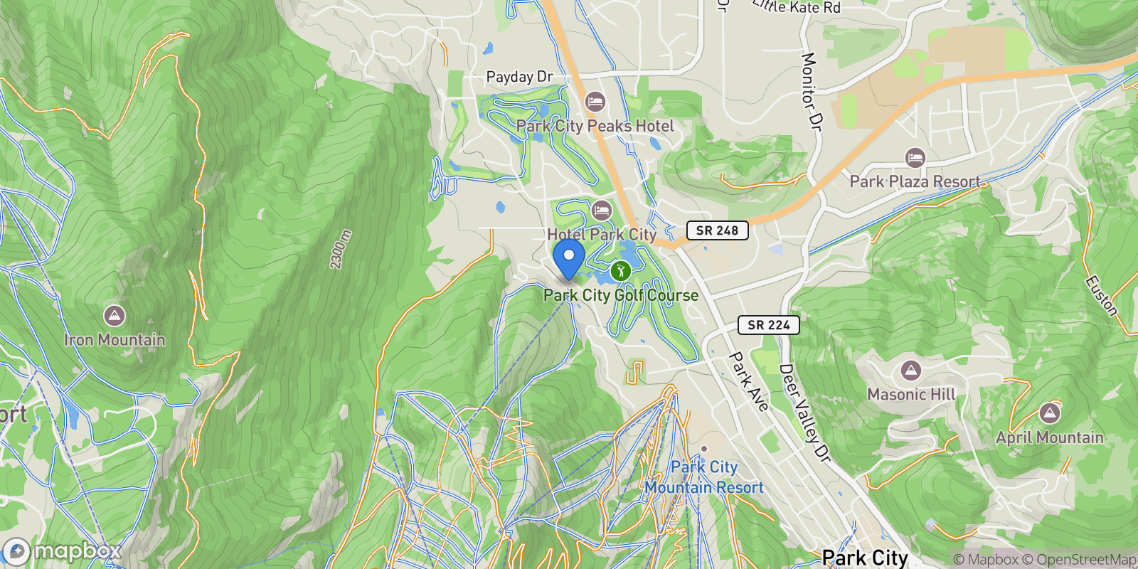 Map showing 1825 Three Kings Drive Unit 703, Park City, UT 84060, Park City, Utah, United States.