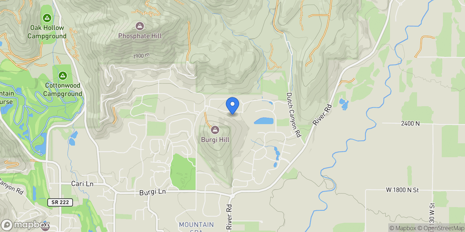 Map showing 480 E Saddle Dr, Midway, UT 84049, Midway, Utah, United States.