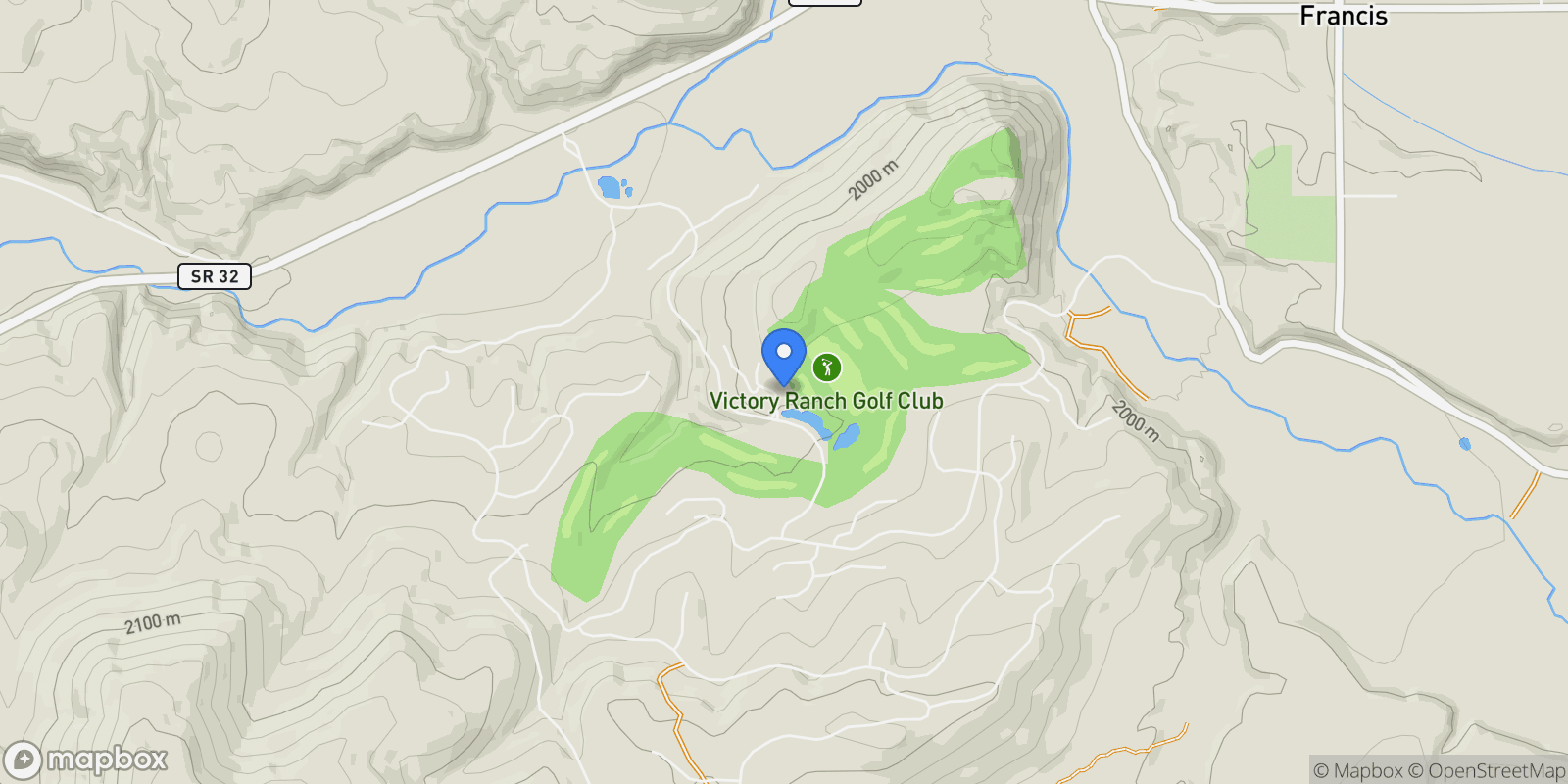 Map showing 7421 N Victory Ranch Drive, Heber City, UT 84032, Heber City, Utah, United States.