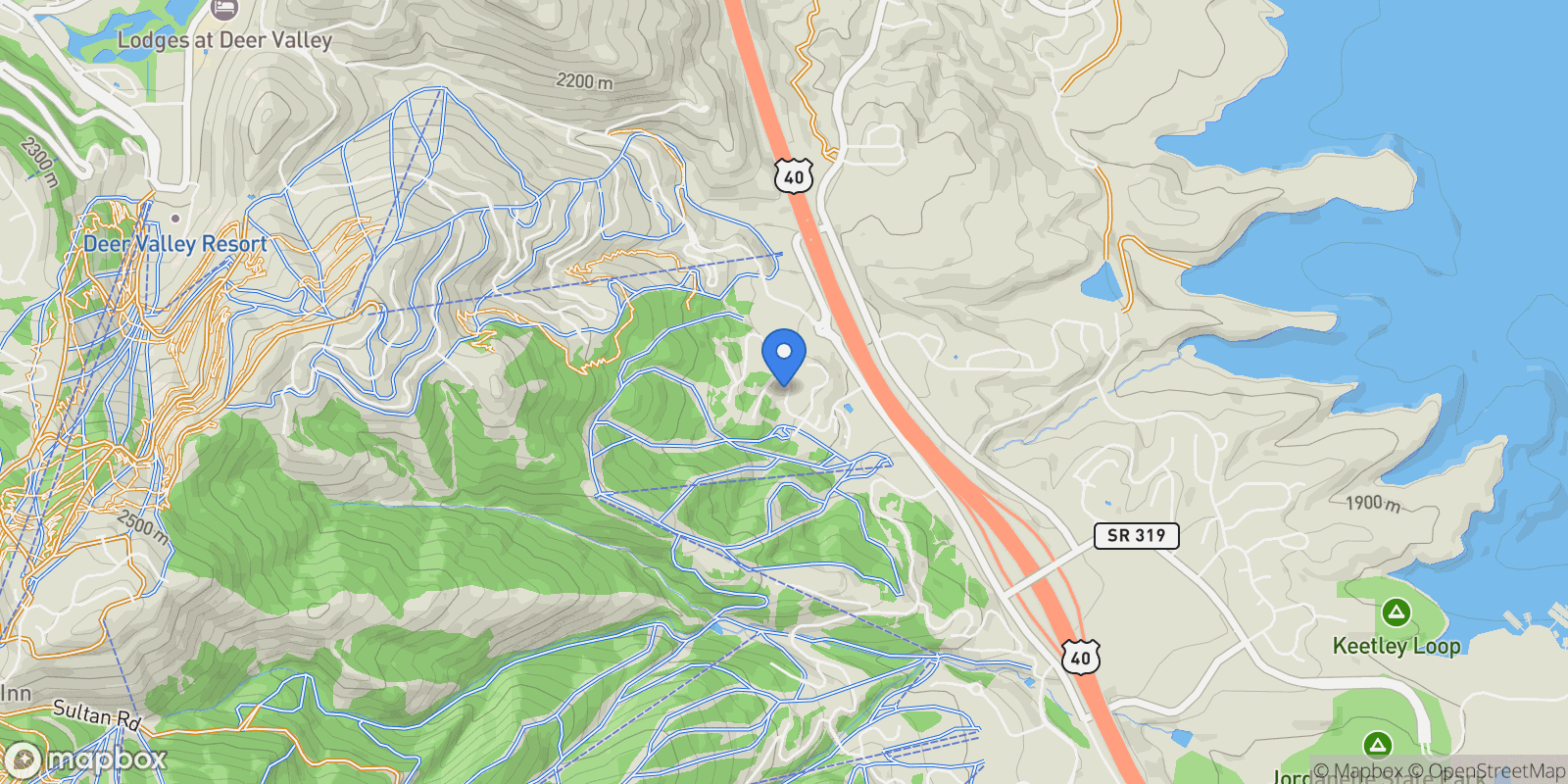 Map showing 2378 W Sonder Way Lot E-33, Park City, UT 84060, Park City, Utah, United States.