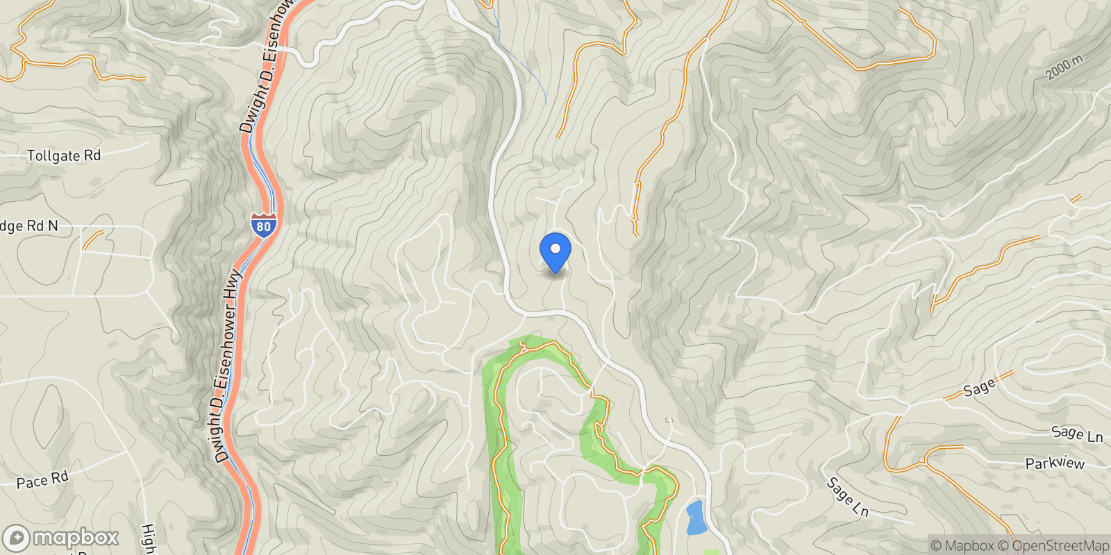 Map showing 3287 Central Pacific Trail, Park City, UT 84098, Park City, Utah, United States.
