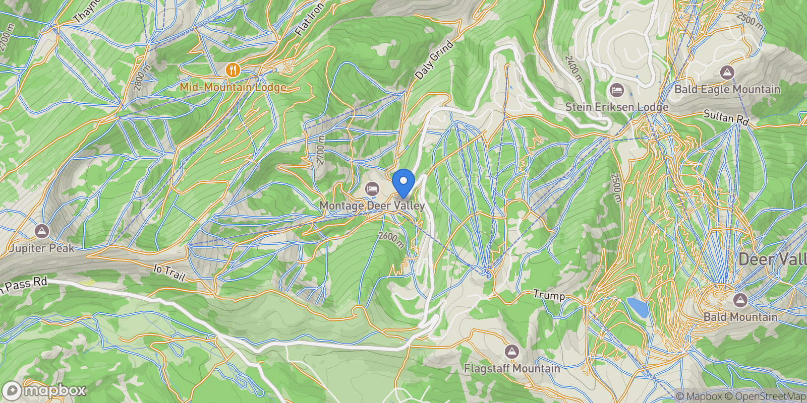 Map showing 9300 Marsac Avenue, B402, Park City, UT 84060, Park City, Utah, United States.