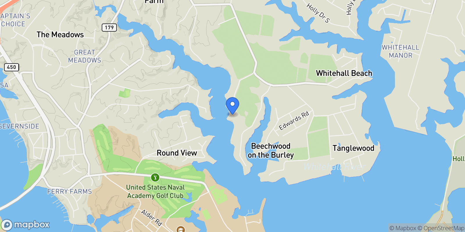 Map showing 1864 Milvale Road , Annapolis, MD 21409, Annapolis, Maryland, United States.