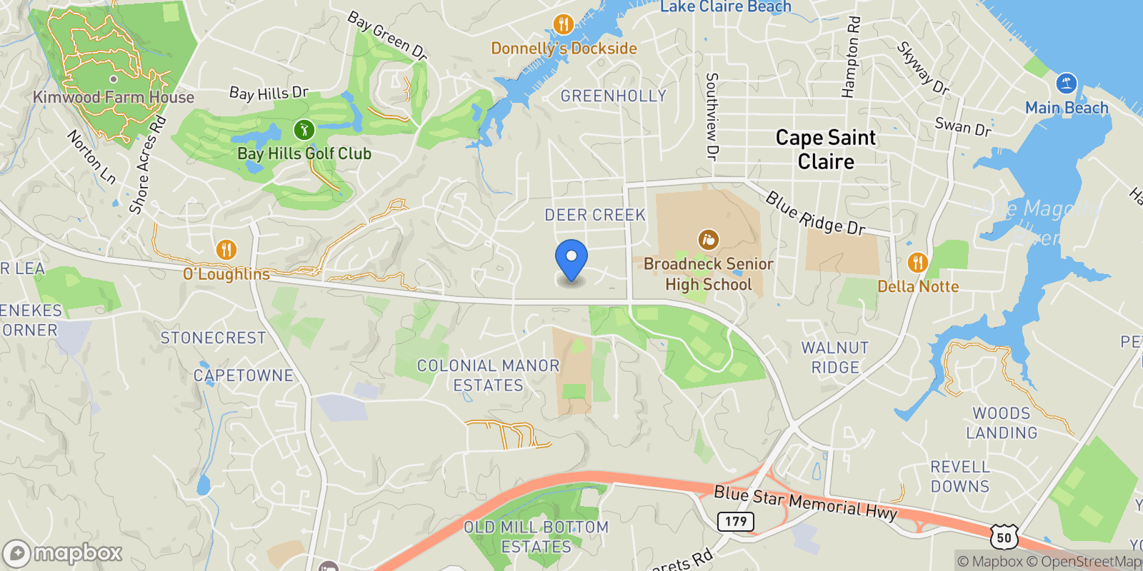 Map showing 1208 Darlow Place , Annapolis, MD 21409, Annapolis, Maryland, United States.