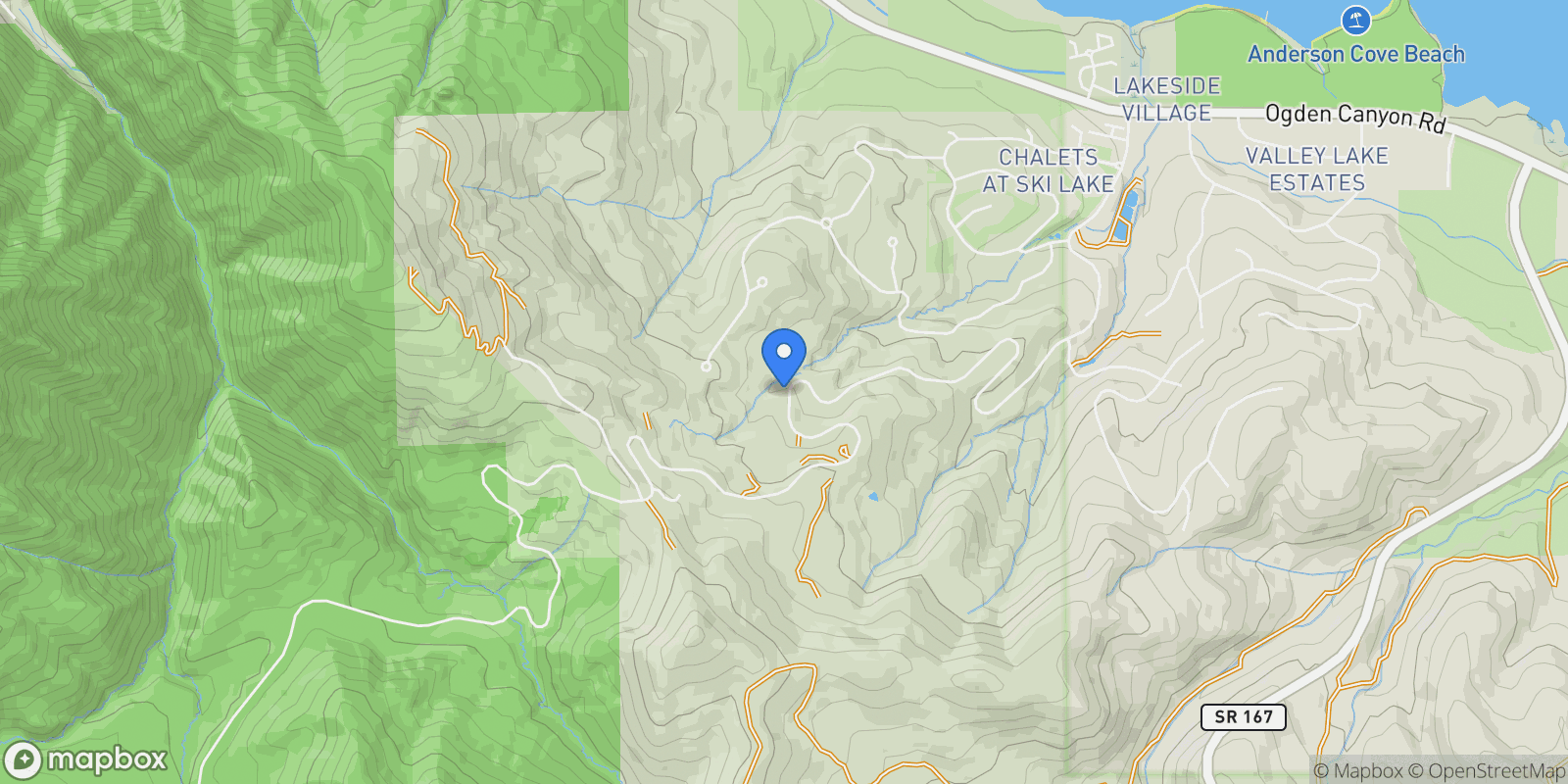 Map showing 5842 Snow Basin Rd, Huntsville, UT 84317, Huntsville, Utah, United States.