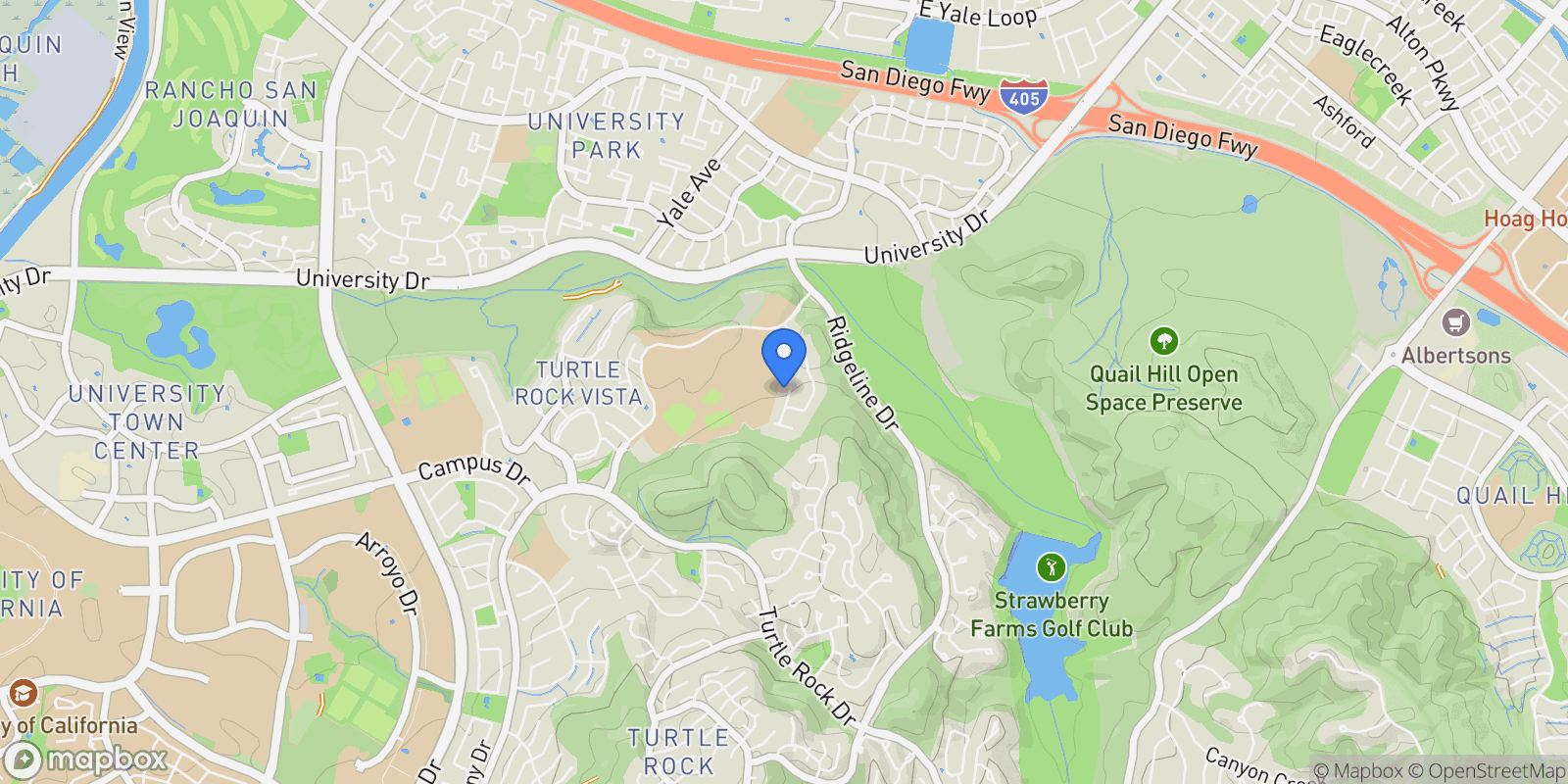 Map showing 27 Trinity , Irvine, CA 92612, Irvine, California, United States.