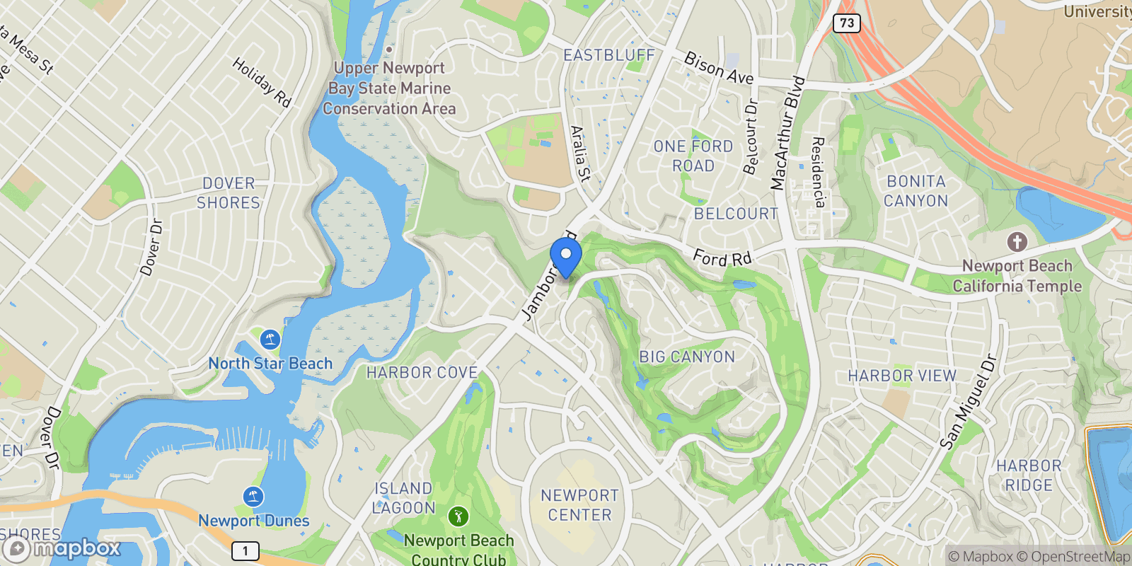 Map showing 10 Rue Grand Ducal , Newport Beach, CA 92660, Newport Beach, California, United States.