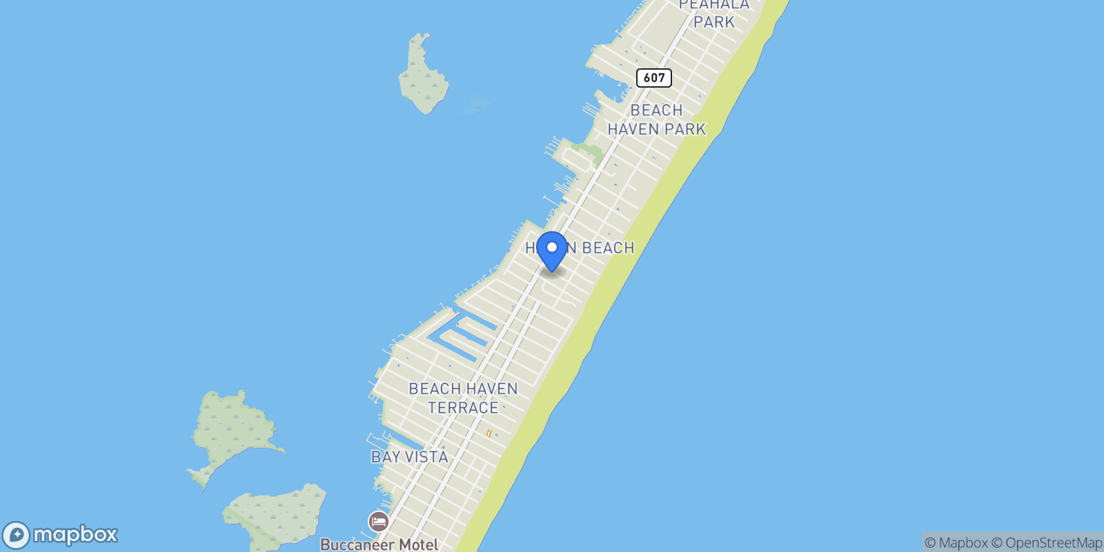 Map showing 6B E Colorado Avenue, Ship Bottom, New Jersey, United States.