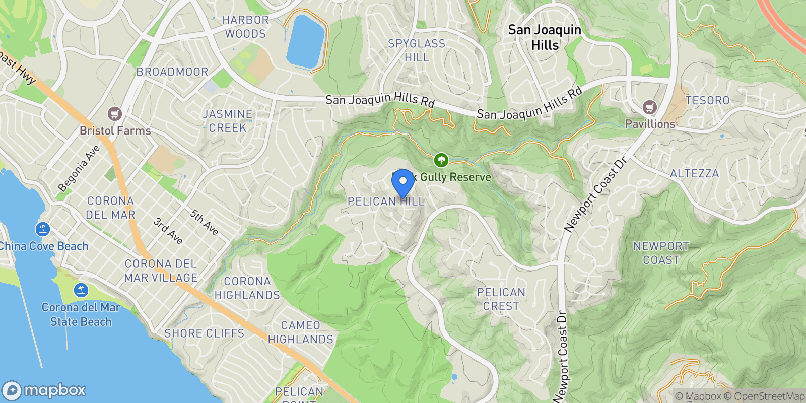 Map showing 20 Harbor Island , Newport Beach, CA 92660, Newport Beach, California, United States.