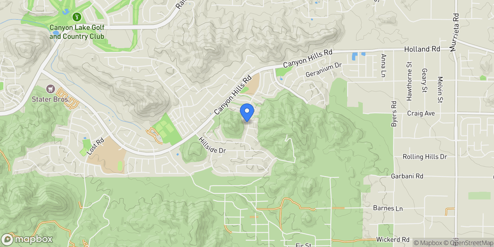 Map showing 35101 Caraway Court , Lake Elsinore, CA 92532, Menifee, California, United States.