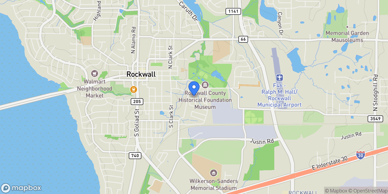 Map showing 389 Jordan Farm Circle , Rockwall, TX 75087, Rockwall, Texas, United States.