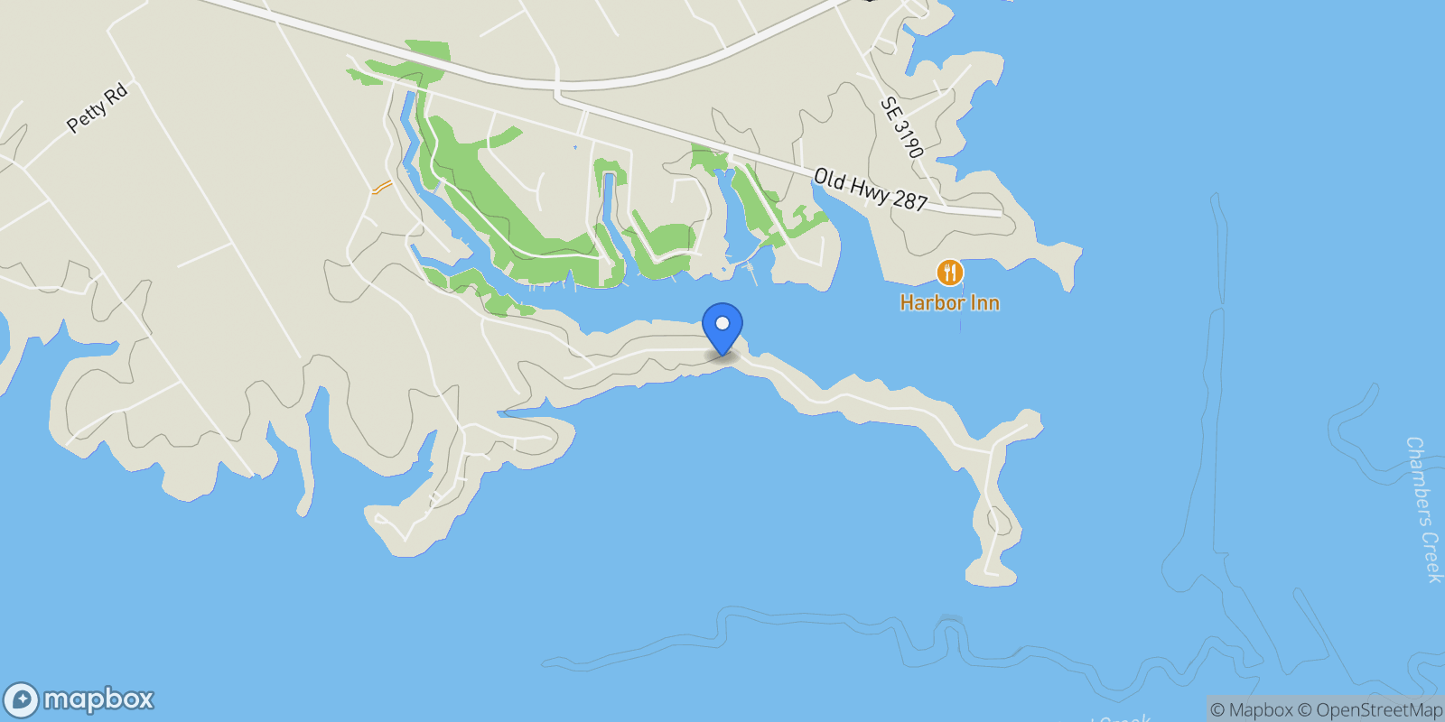 Map showing 1140 The Shores Drive , Corsicana, TX 75109, Corsicana, Texas, United States.