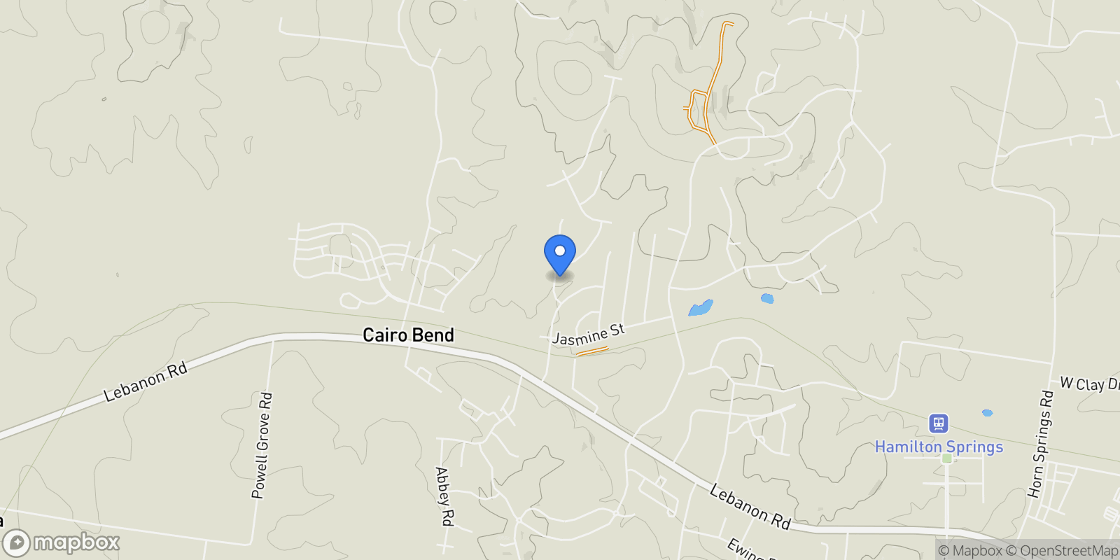 Map showing 209 Amana Dr, Lebanon, TN 37087, Lebanon, Tennessee, United States.