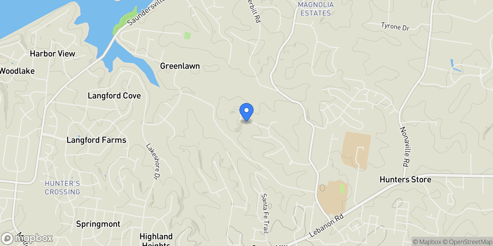 Map showing 817 Saddle Ridge Dr, Mount Juliet, TN 37122, Mt. Juliet, Tennessee, United States.